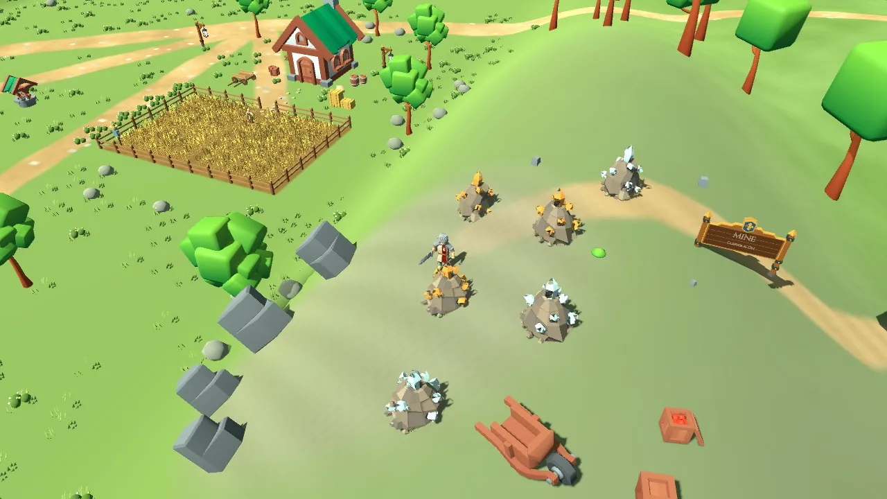 Development capture of the Westreach countryside mining area.